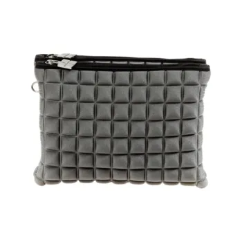 BPRIME 3D Cubic Thermoformed Fabric Clutch Unisex Gray