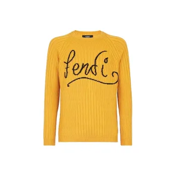 FENDI Sweaters Men Yellow