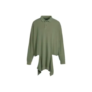 Yohji Yamamoto Ground Y SS24 Polo Shirt Unisex Khaki