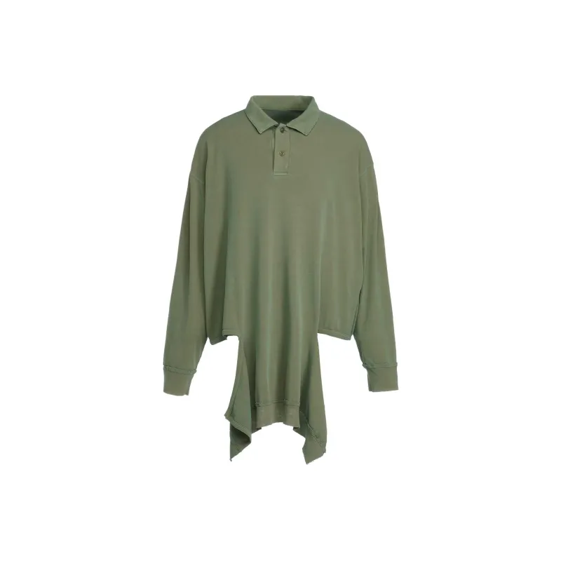 Yohji Yamamoto Ground Y SS24 Polo Shirt Unisex Khaki-0