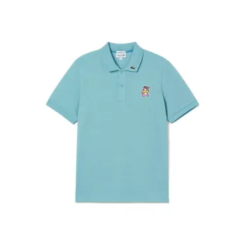 LACOSTE Polo Shirt Unisex Tide Blue