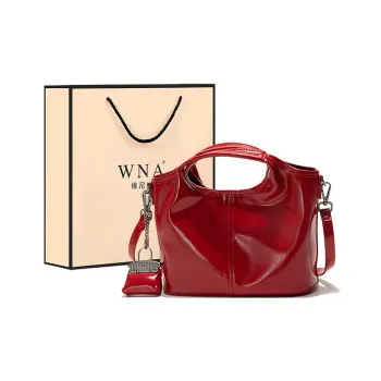 Vigno Synthetic Leather Shoulder Bag, Crossbody Bag, Handbag Regular Women's Red/Ecru/Black