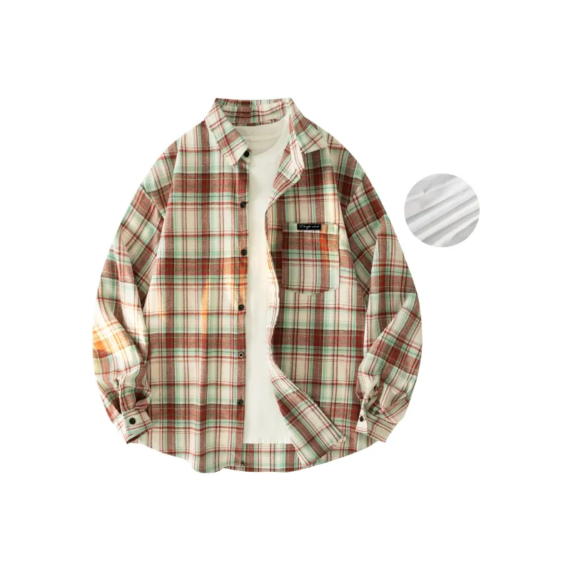 PAEFA Shirt Fleece Lined Thin Unisex-9