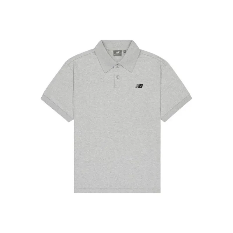 New Balance Polo Shirt Men's Gray-0