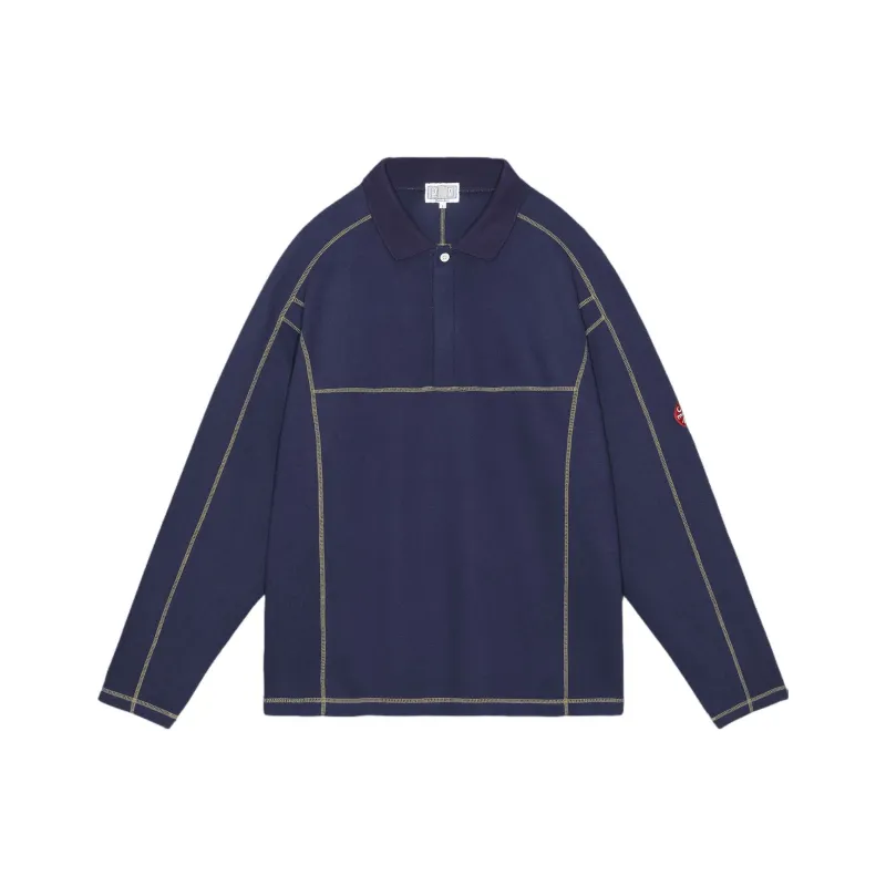 Cav Empt SS24 Polo Shirt Men's Marine Blue-0
