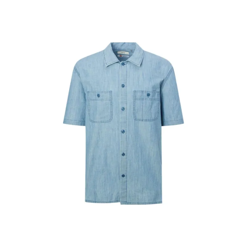 HAZZYS Shirts Men Bright Blue-0