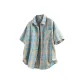 Apricot Blue Plaid