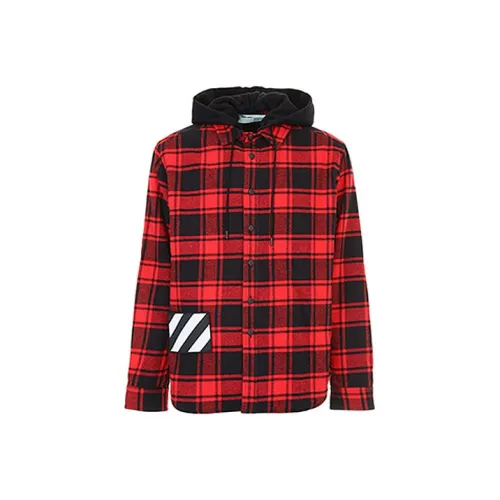 OFF WHITE Shirts Men Red