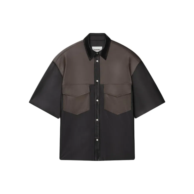 NANUSHKA Mance Faux leather Shirt-0