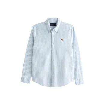 Abercrombie＆Fitch Shirt Men's Light Blue