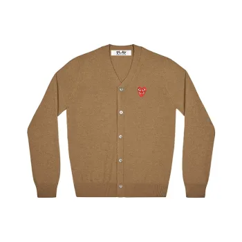 CDG Play Sweaters Men Brown