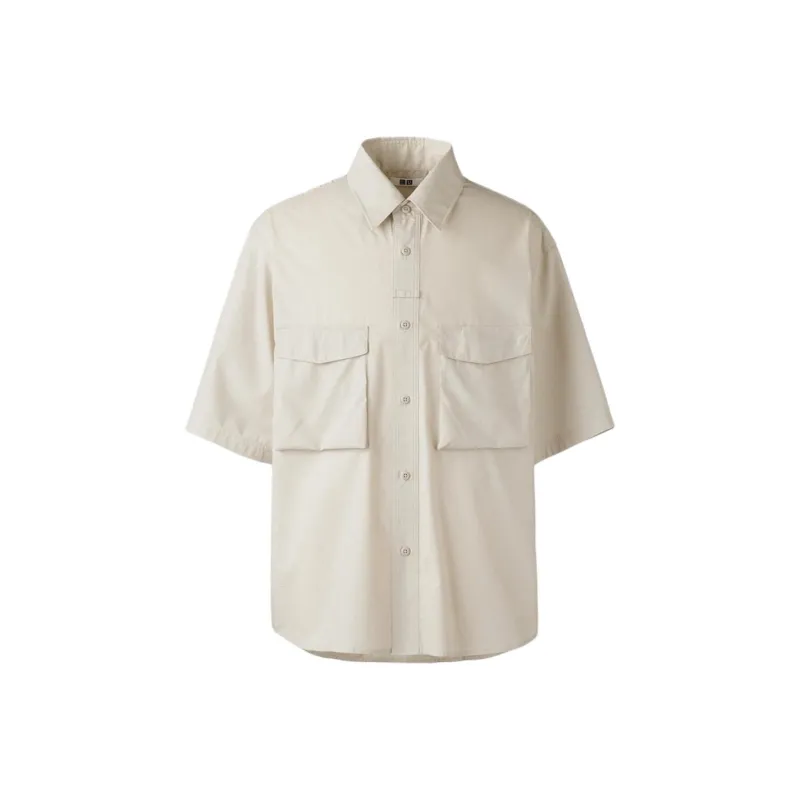 UNIQLO U Collection SS25 Shirt Men's Dark Beige-0