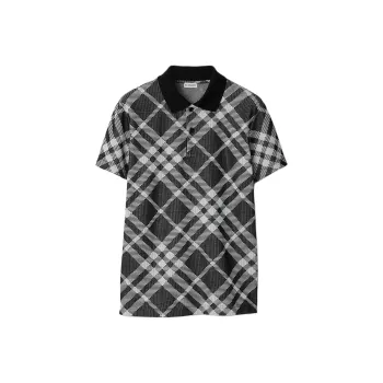 Burberry Polo Shirt Men's Black