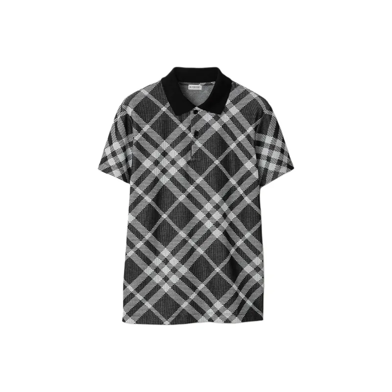Burberry Polo Shirt Men's Black-0