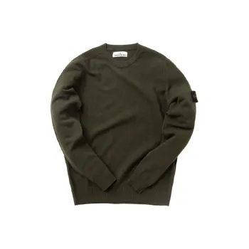 STONE ISLAND Sweaters Men Green Musk
