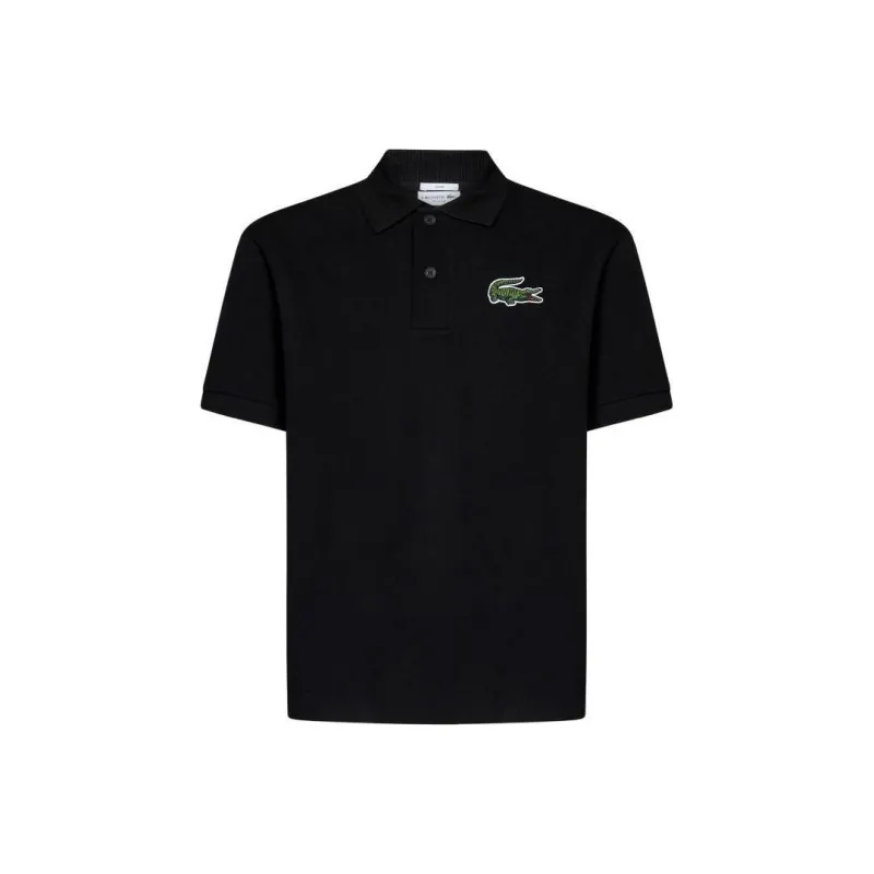 LACOSTE Logo Embroidered Short Sleeved Polo Shirt-0