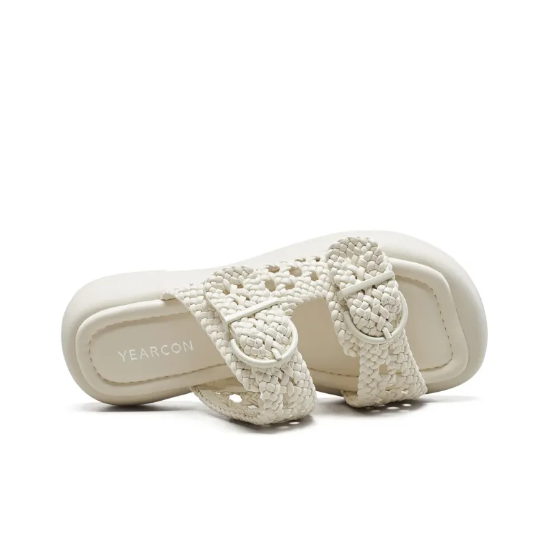 YEARCON Rubber Foam Outsole Slip Resistant Slide Slippers Women's-6