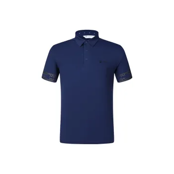 FILA Polo Shirts Men Deep Midnight Blue