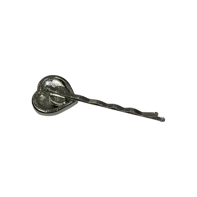 CHANEL Hair Clips Women's Silver-2
