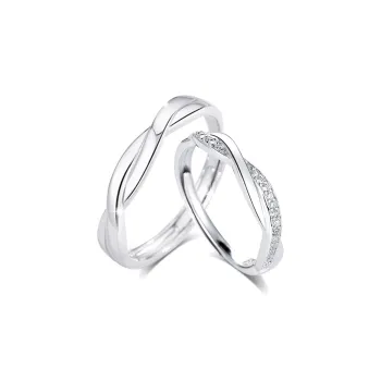 KUMET Sterling Silver Rings Unisex