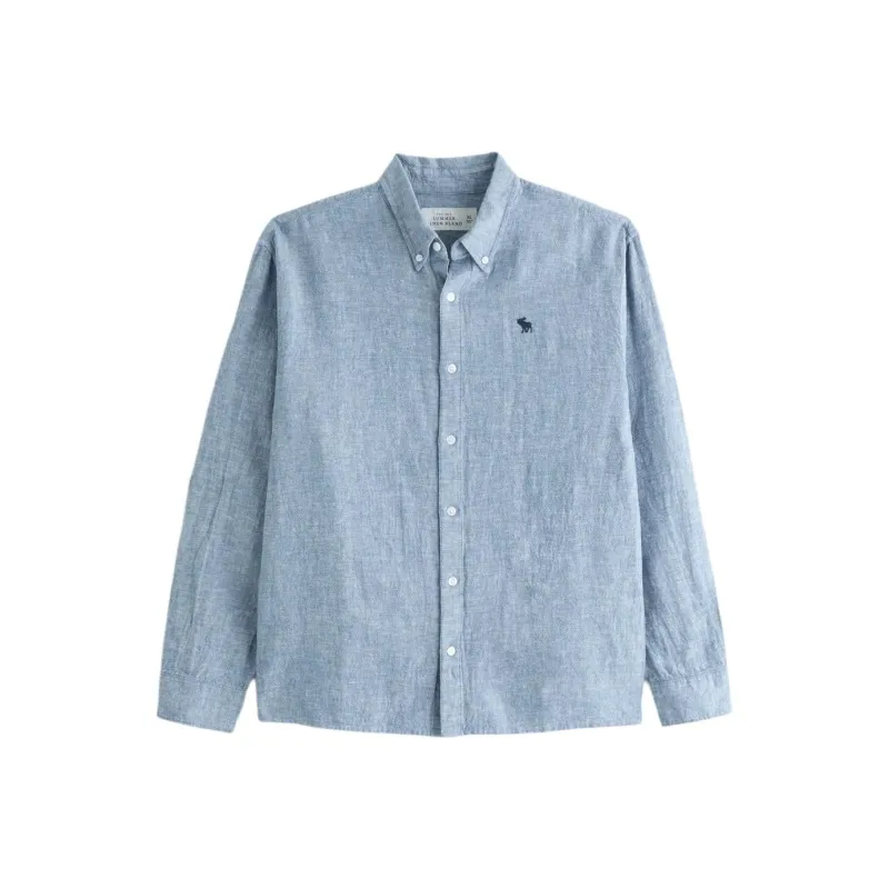 Abercrombie＆Fitch Shirt Men's Blue-0