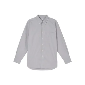 UNIQLO Shirts Men Lead Gray