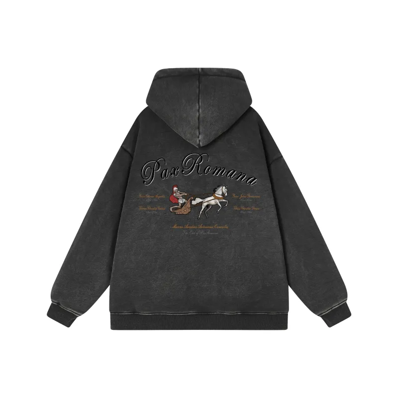 FAKE VINTAGE Sweatshirt Unisex Black-0