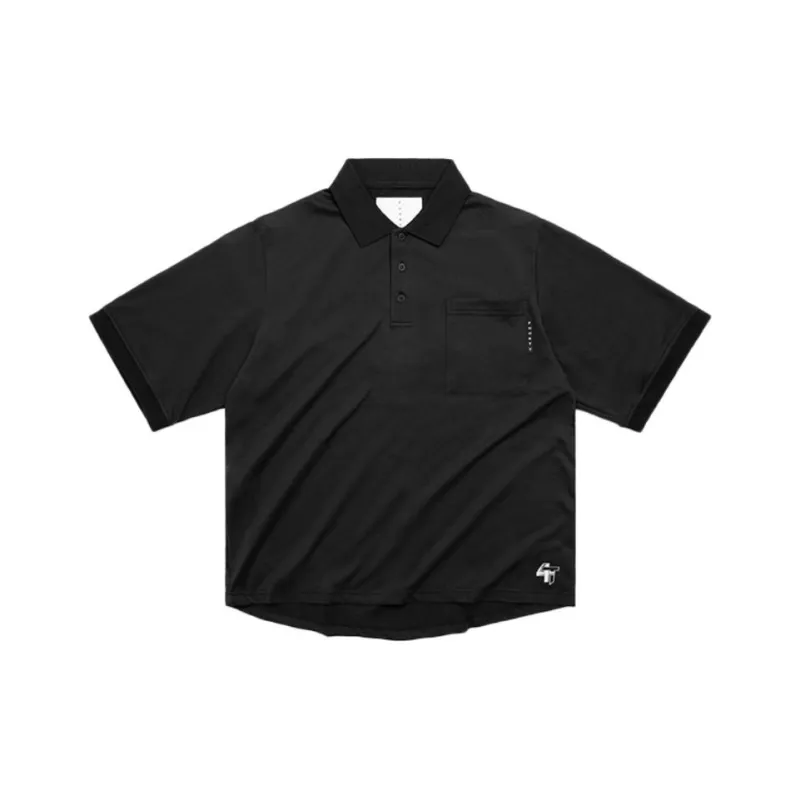 PHANTACI Polo Shirt Unisex Black-0