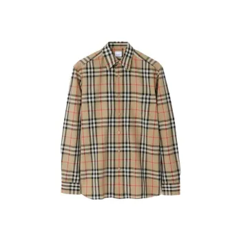 Burberry Long Sleeved Checked Buttoned Shirt