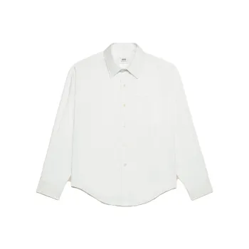 AMIPARIS Pocket Long sleeve Cotton Shirt