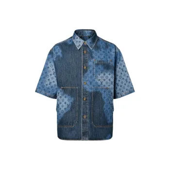 LOUIS VUITTON SS24 Shirt Men's Blue