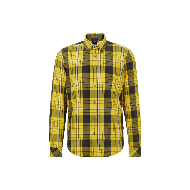HUGO BOSS Shirts Men Yellow-0