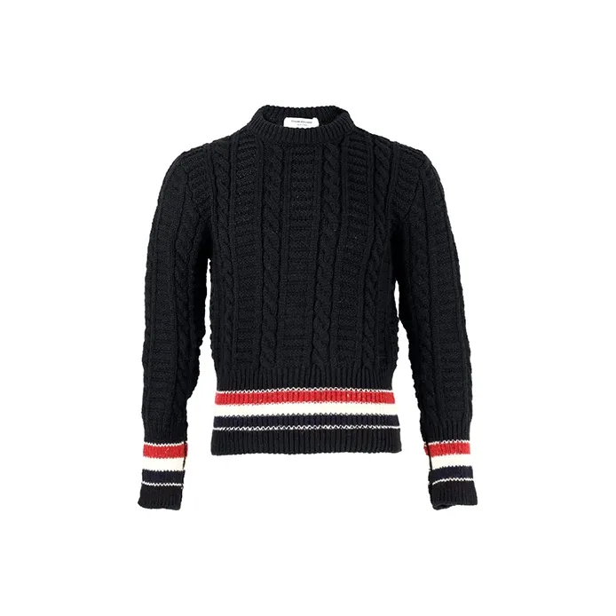 THOM BROWNE Sweaters Men Black-0