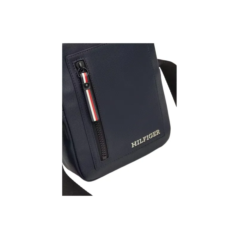 Tommy Hilfiger Polyurethane Reporter Bag Shoulder Bag Crossbody Bag Small Size Men's Dark Blue-4