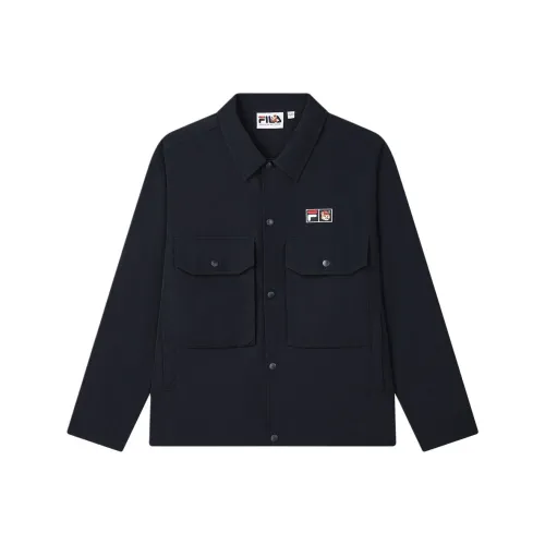 FILA x MAISON KITSUNE ORIGINALE Shirt Men's Legend Blue