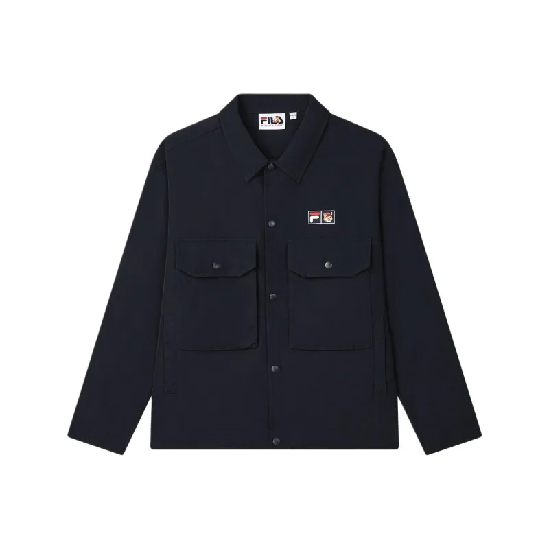FILA x MAISON KITSUNE ORIGINALE Shirt Men's Legend Blue-0
