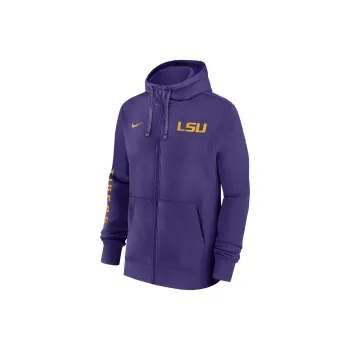 Nike Lsu Tigers Sideline Team Issue Men's Nike College Full Zip Hoodie