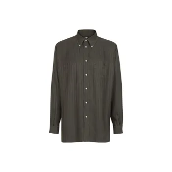 FENDI FW23 Shirt Men's Olive Green