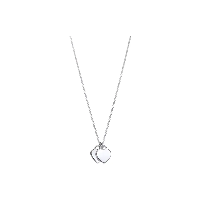 TIFFANY & CO. 925 Sterling Silver Enamel Necklaces Women's Silver-1