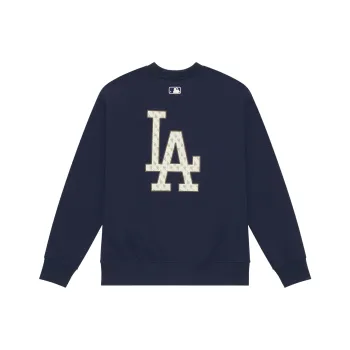 MLB MONOGRAM Reading Collection Sweatshirts Unisex Navy Blue