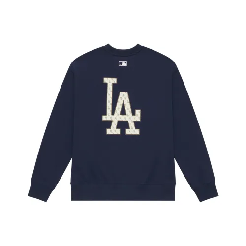 MLB MONOGRAM Reading Collection Sweatshirts Unisex Navy Blue