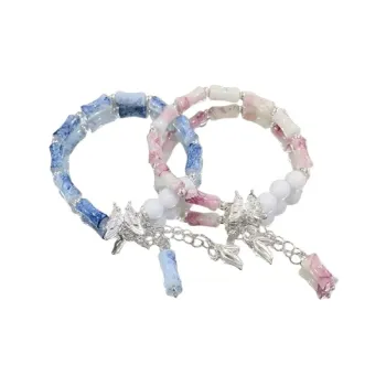 LuluCanaan Glass Bracelets Women's