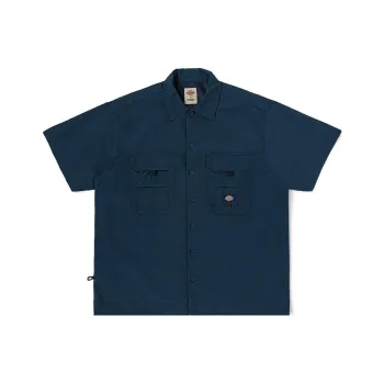 Dickies Shirts Men Dark Marine Blue