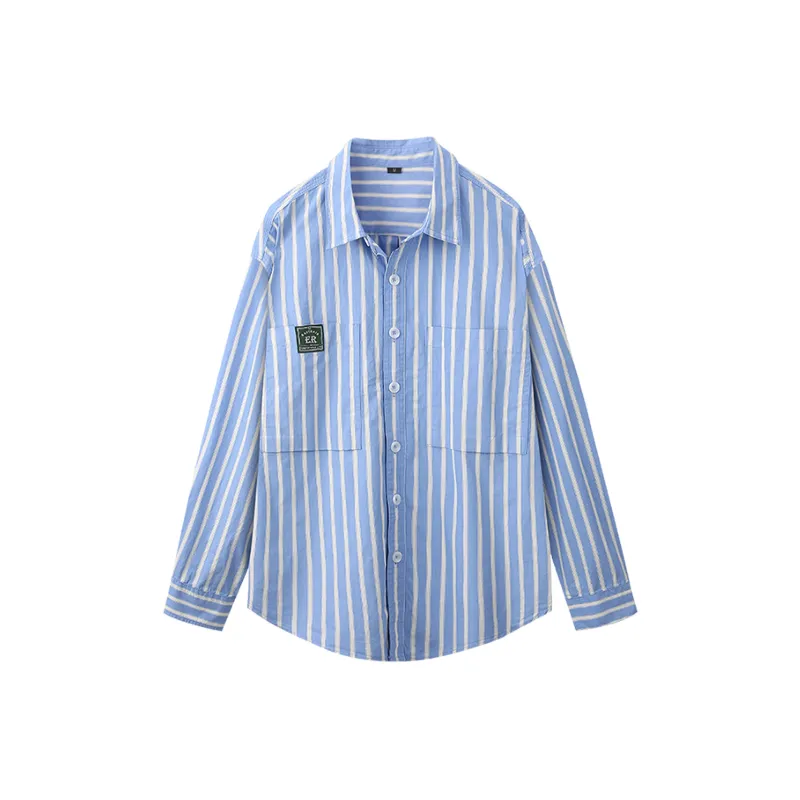 HIKZ Shirt Unisex Light Blue Stripes-0
