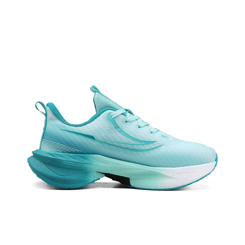 Kuding Running Shoes Men Low Top Lake Green, Moonlight Orange, Lake Blue-11