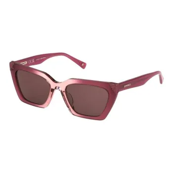 Sting Acetate Irregular Shape Sunglasses Women's Red