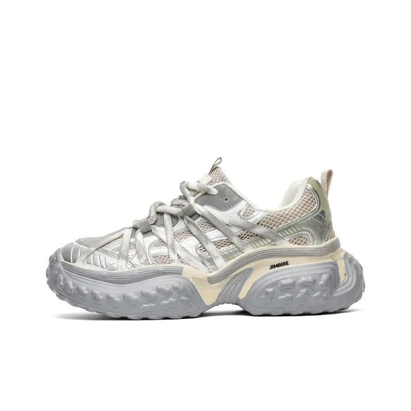 King Jinmai Breathable Low Top Chunky Sneakers Unisex-0