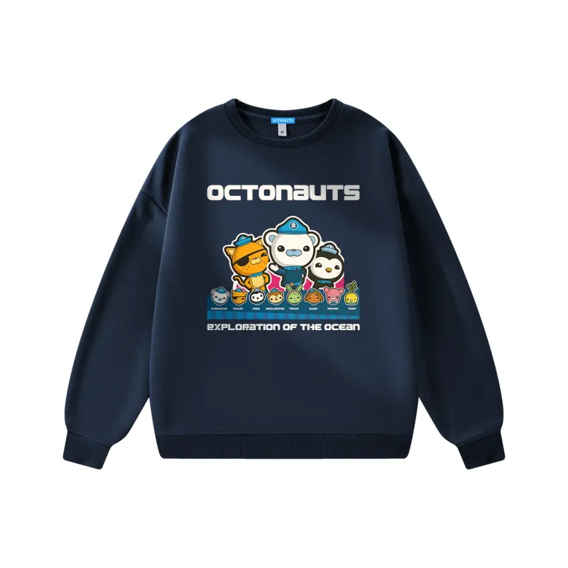 Small Columns Under The Sea Sweatshirt Unisex-2
