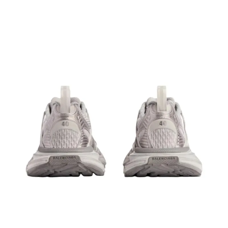 Balenciaga 3XL Extreme Laces B Low Top Chunky Sneakers Men's Gray-5