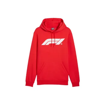 PUMA F1 F1® ESS Logo Fleece Hoodie Men Sweatshirt Men's Red